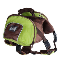 sac à dos pour chien avec harnais, repliable, vert