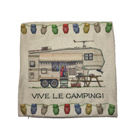housse coussin vive le camping fifth wheel happy camper