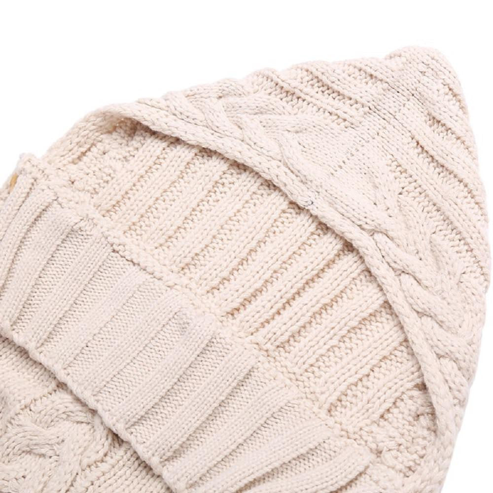 Sac de couchage d'enveloppe en tricot épais pour bébé, pour
