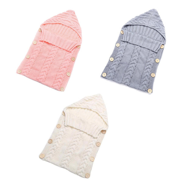 sac de couchage ajustable en lainage pour bébé